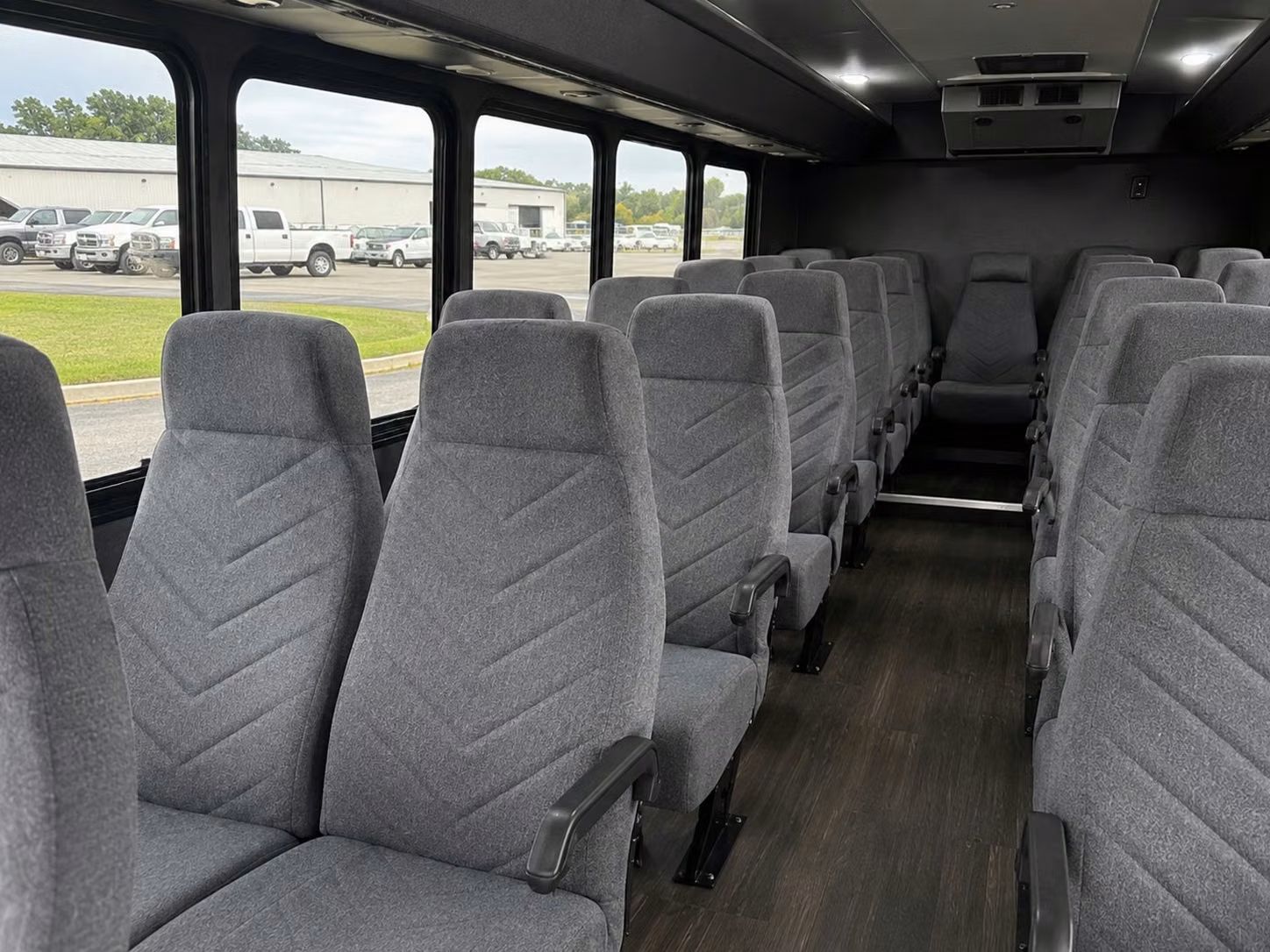 18 passenger minibus inside