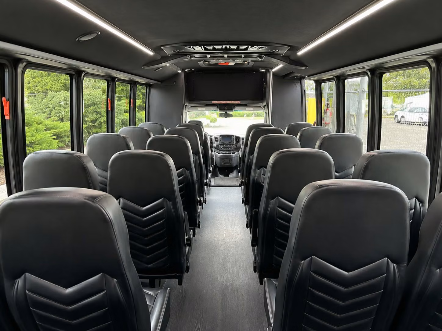 20 passenger minibus interior