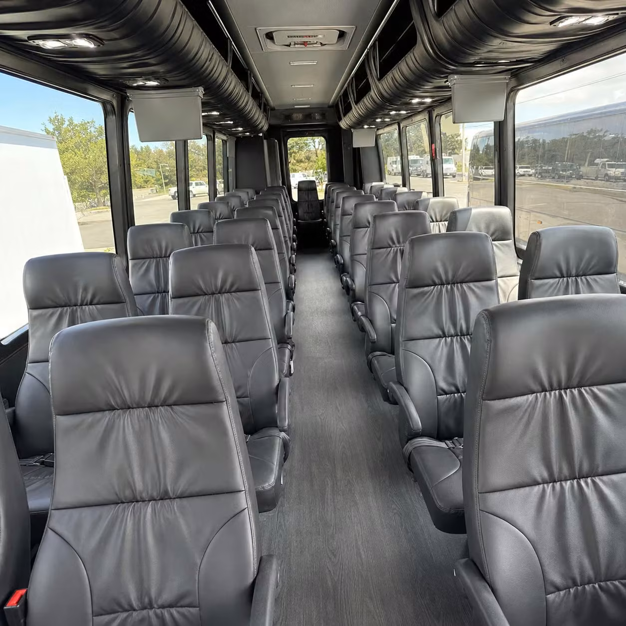 25 passenger minibus inside