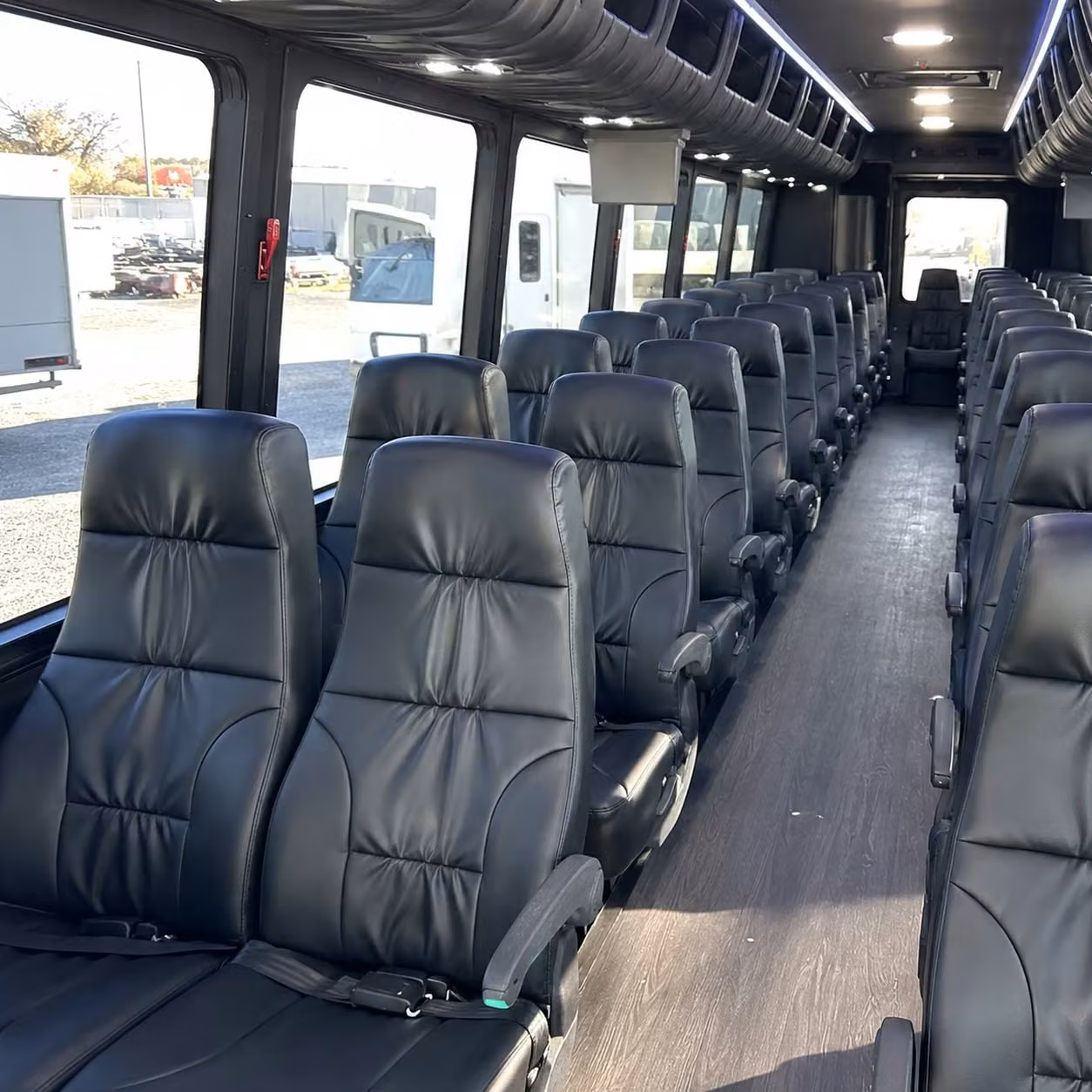 25 passenger minibus interior