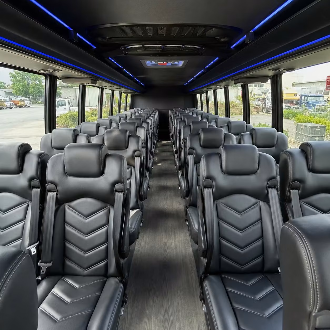 30 passenger minibus inside