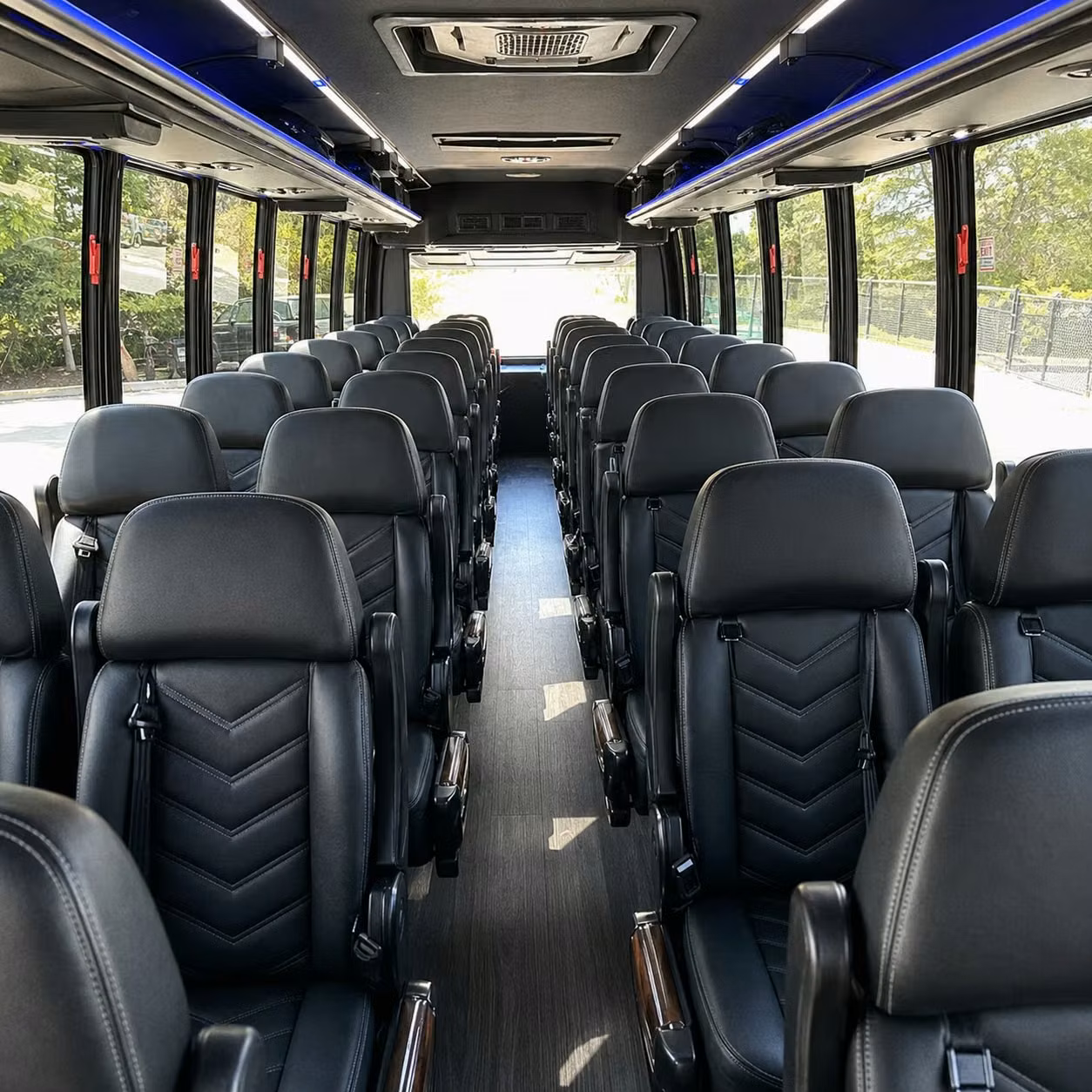 30 passenger minibus interior