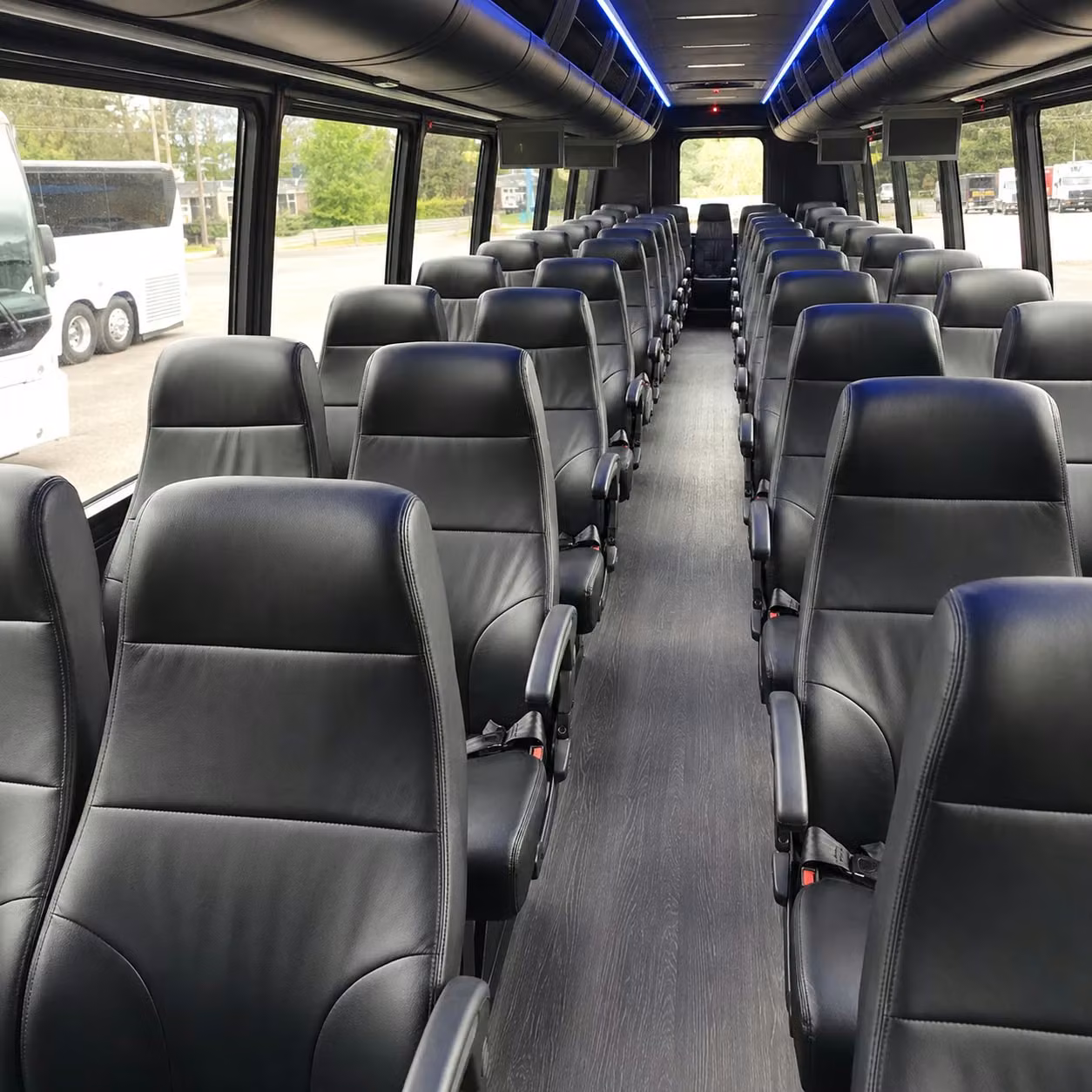 35 passenger minibus interior