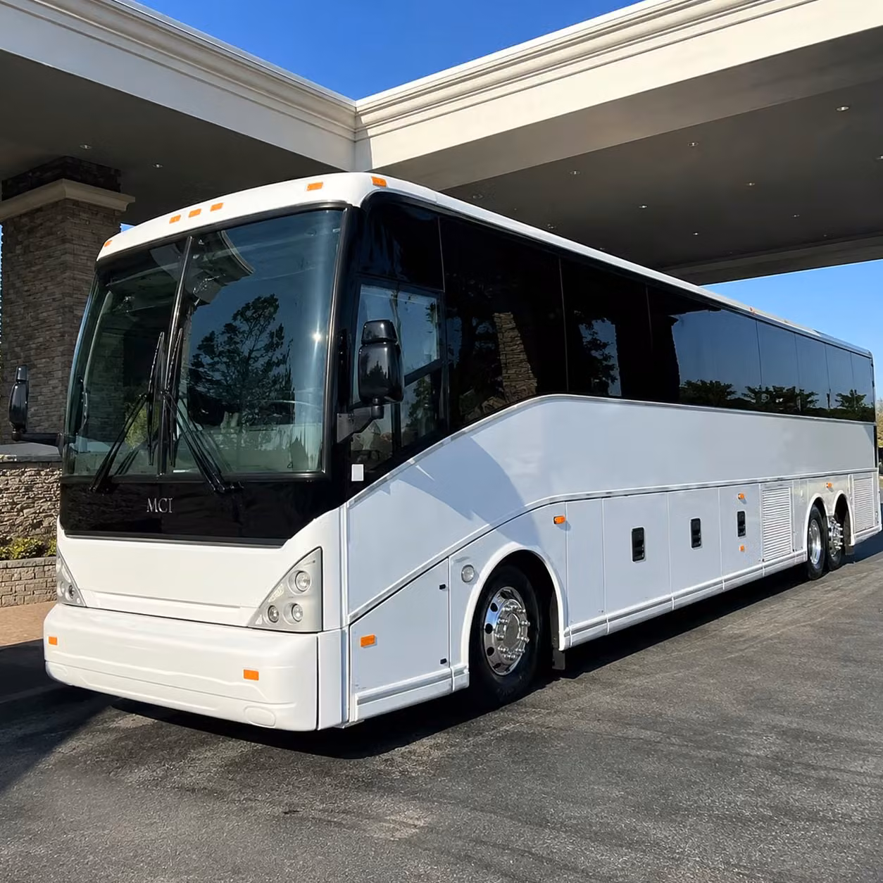 charter bus support for camp pendleton missions and marine corps troop movement