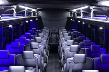 Temecula Charter Bus Interior